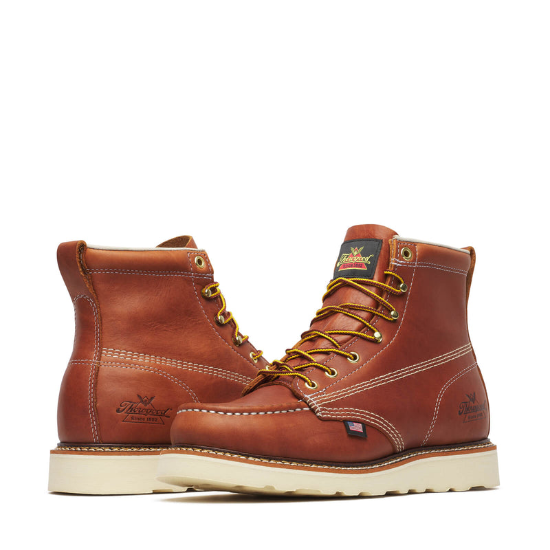 American Heritage – 6″ Tobacco Moc Toe – MAXWear Wedge™ (STYLE# 814-4200)