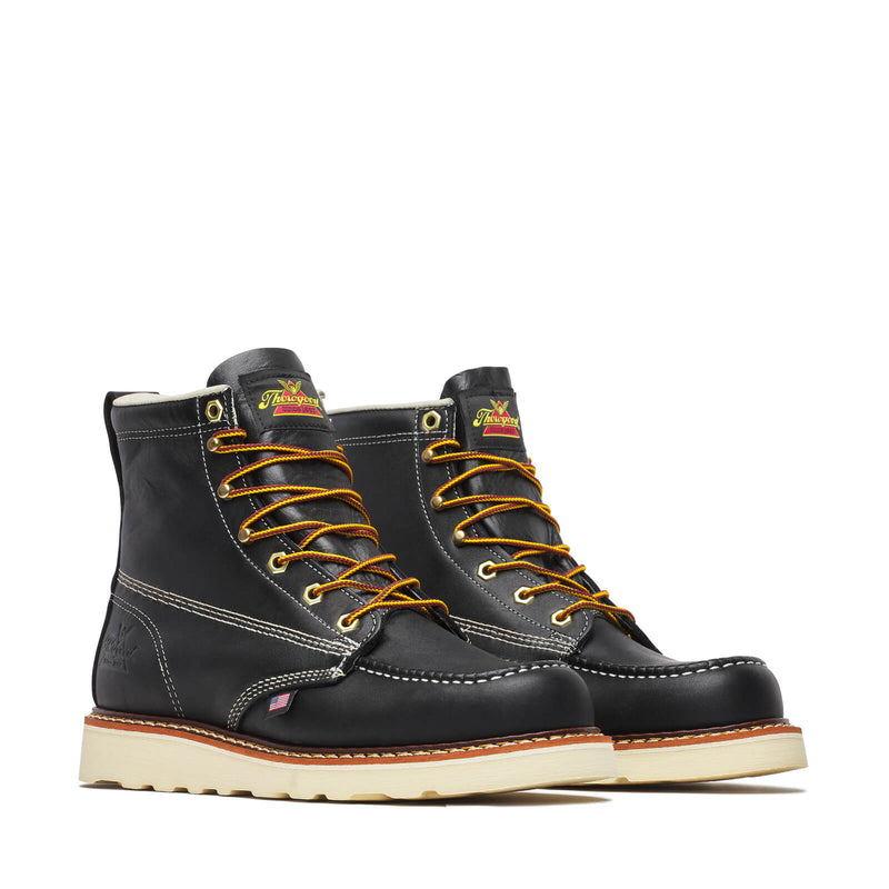 American Heritage – 6″ Black Moc Toe – MAXWear Wedge™ (STYLE# 814-6201)
