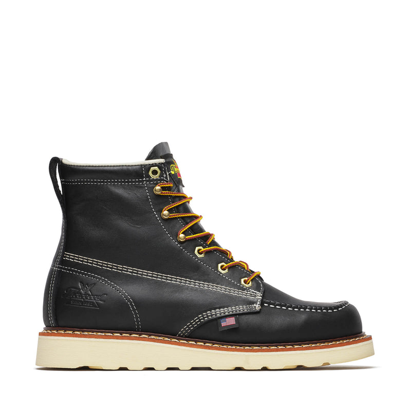 American Heritage – 6″ Black Moc Toe – MAXWear Wedge™ (STYLE# 814-6201)