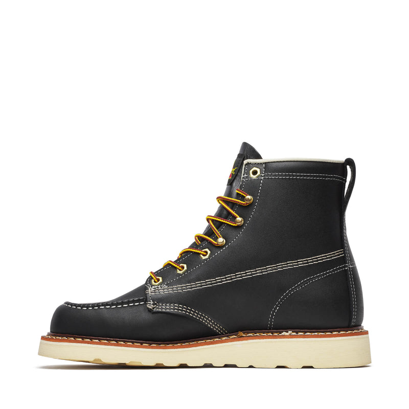 American Heritage – 6″ Black Moc Toe – MAXWear Wedge™ (STYLE# 814-6201)