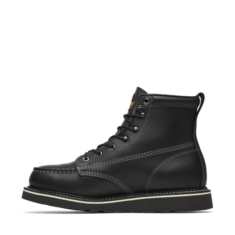 MIDNIGHT SERIES 6″ Black Moc Toe (STYLE #814-6206)
