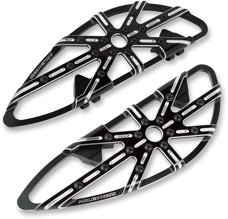 ARLEN NESS Adjustable Driver Floorboards - 10 Gauge - Black