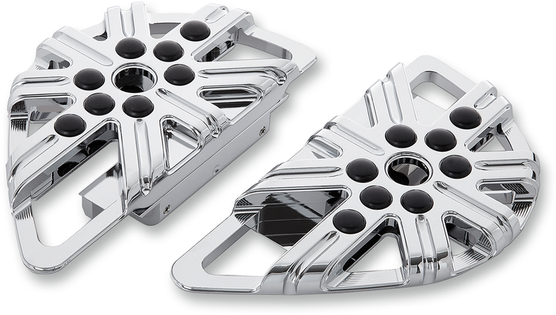 ARLEN NESS Adjustable Passenger Floorboards - 10 Gauge - Chrome