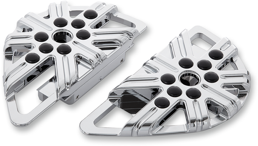 ARLEN NESS Adjustable Passenger Floorboards - 10 Gauge - Chrome