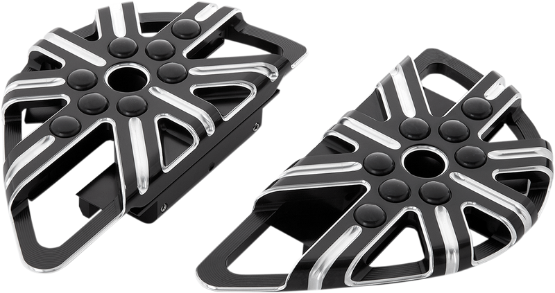 ARLEN NESS Adjustable Passenger Floorboards - 10 Gauge - Black