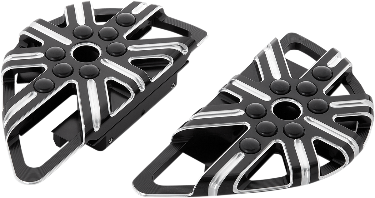 ARLEN NESS Adjustable Passenger Floorboards - 10 Gauge - Black