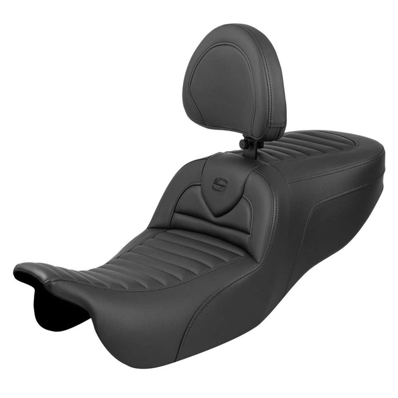 SADDLEMEN - Roadsofa™ Seat - with Backrest - Tuck-n-Roll - FLRT/FLTRT '15-'25