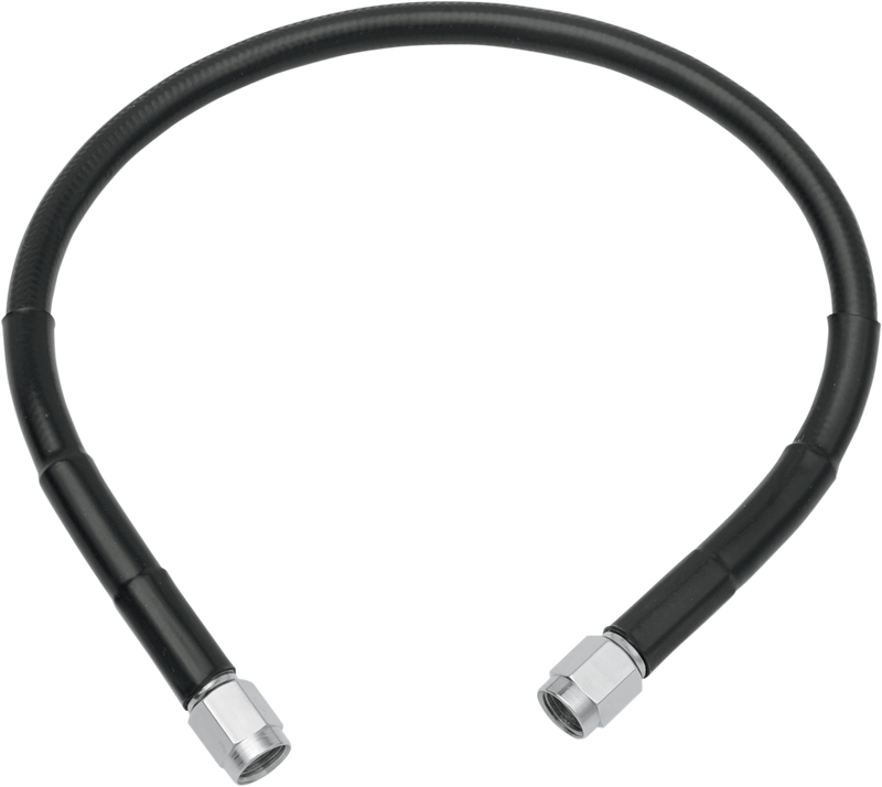 DRAG SPECIALTIES Universal Brake Line - Black - 12"