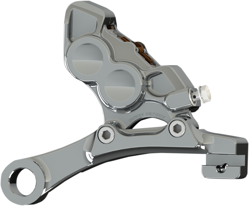 ARLEN NESS Ness Tech Rear Four-Piston Caliper - Chrome - 11.8"