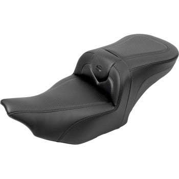 SADDLEMEN RoadSofa™ Seat - Carbon Fiber - with Backrest - Touring '23.5-UP
