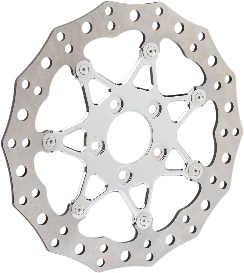 ARLEN NESS Two-Piece Floating Front Brake Rotor - Procross - 11.8" - Chrome