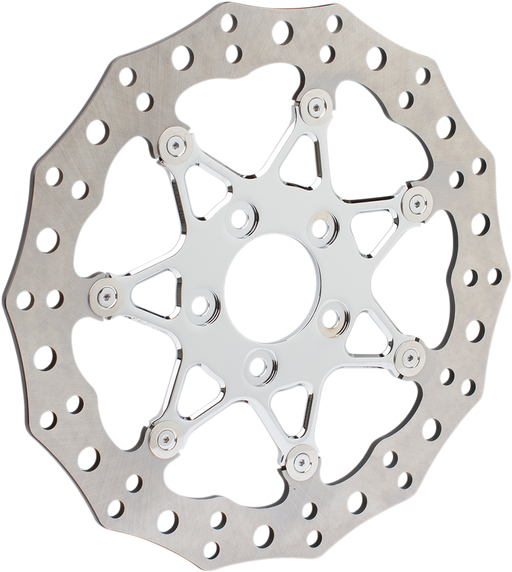 ARLEN NESS Two-Piece Floating Front Brake Rotor - Procross - 11.8" - Chrome