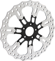 ARLEN NESS Two-Piece Floating Front Brake Rotor - 7 Valve - 14" - Black