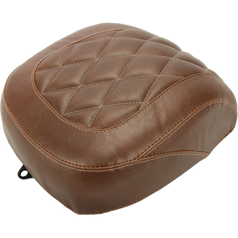 MUSTANG Wide Tripper™ Rear Seat - Diamond - Brown - Fat Boy '18-'21