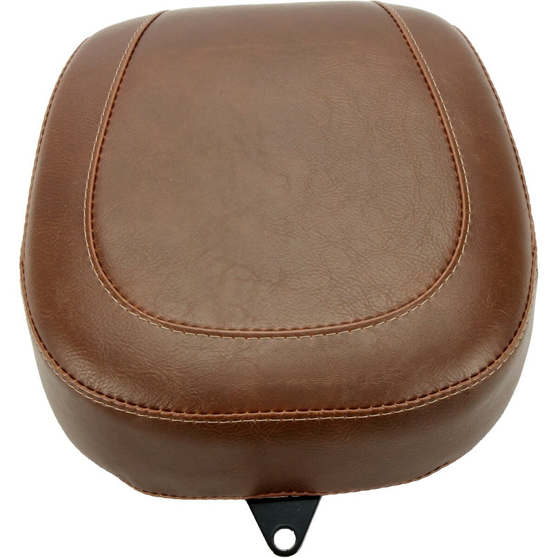 MUSTANG Vintage Wide Tripper™ Rear Seat - Smooth - Brown - Street Bob '18-'21