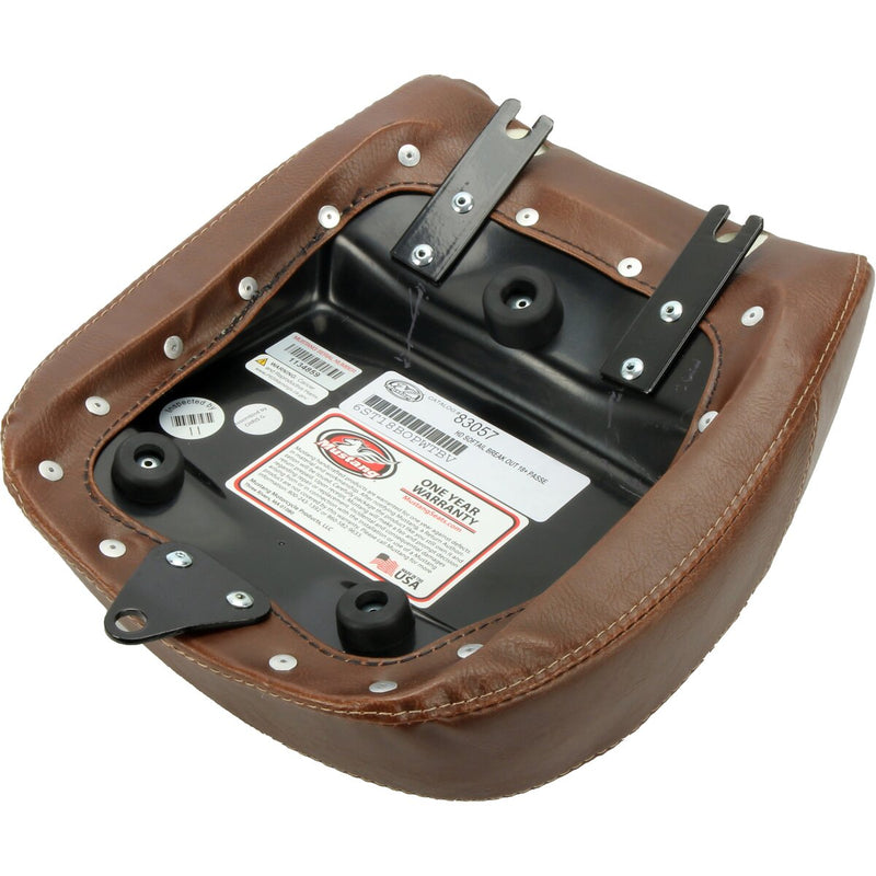 MUSTANG Wide Tripper™ Rear Seat - Smooth - Brown - Breakout '18-'20