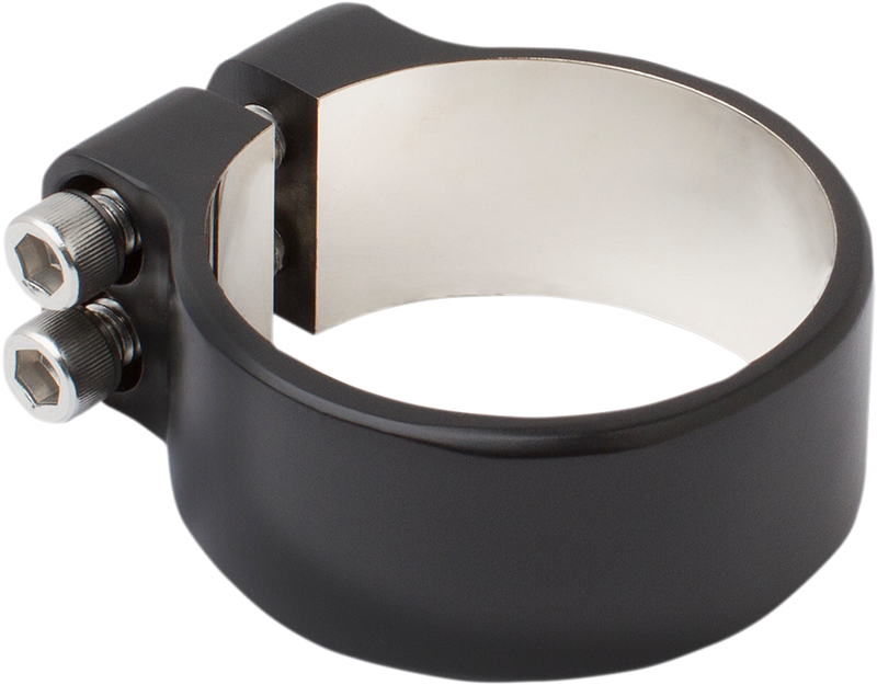 ARLEN NESS Billet Aluminum Black Exhaust Clamp - 2.5"