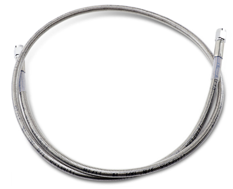 DRAG SPECIALTIES Universal Stainless Steel Brake Line - Clear Coated - 42"