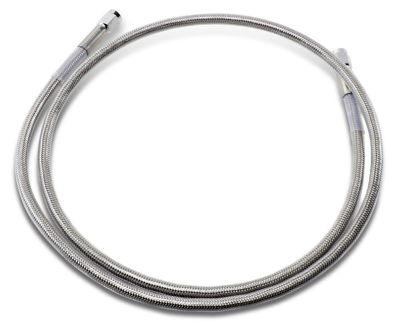 DRAG SPECIALTIES Universal Stainless Steel Brake Line - Clear Coated - 44"