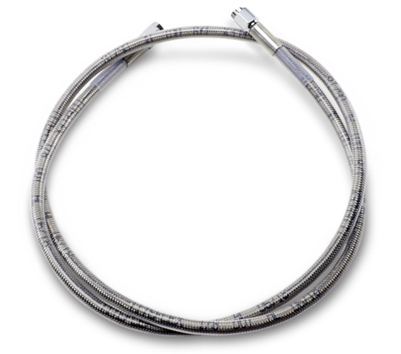 DRAG SPECIALTIES Universal Stainless Steel Brake Line - Clear Coated - 45"