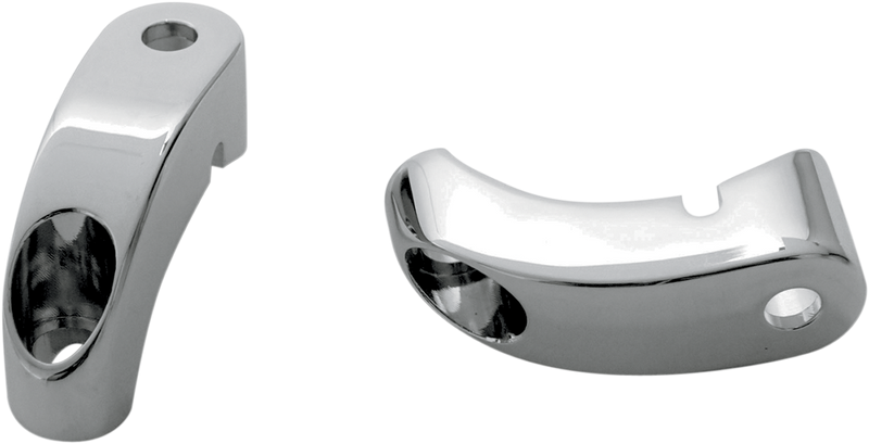 ARLEN NESS Front Turn Signal Mounts - 39 mm Front Forks - Chrome