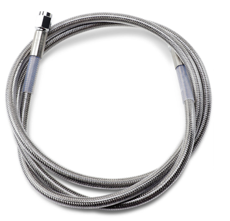 DRAG SPECIALTIES Universal Stainless Steel Brake Line - Clear Coated - 50"