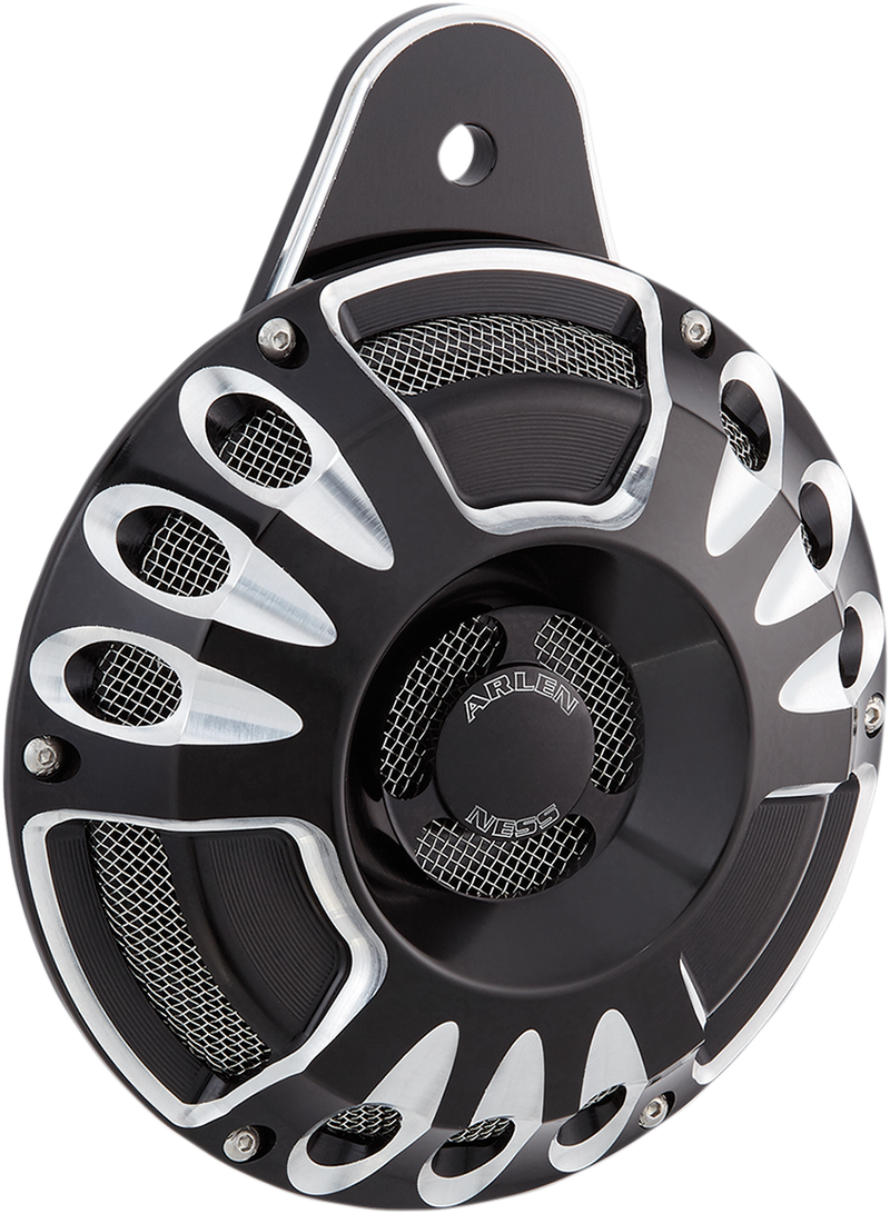 ARLEN NESS Custom Billet Horn - Deep/Cut - Black