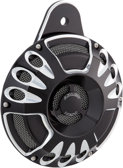 ARLEN NESS Custom Billet Horn - Deep/Cut - Black