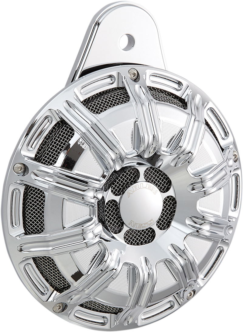ARLEN NESS Custom Billet Horn - 10 Gauge - Chrome