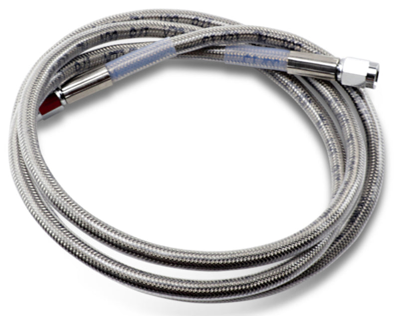 DRAG SPECIALTIES Universal Stainless Steel Brake Line - Clear Coated - 54"