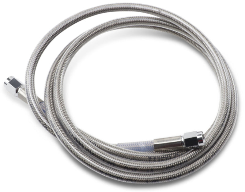 DRAG SPECIALTIES Universal Stainless Steel Brake Line - Clear Coated - 56"