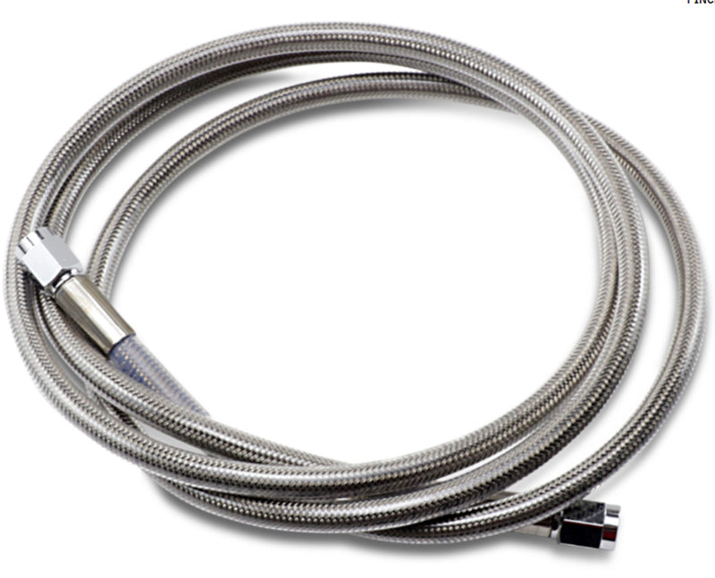 DRAG SPECIALTIES Universal Stainless Steel Brake Line - Clear Coated - 60"