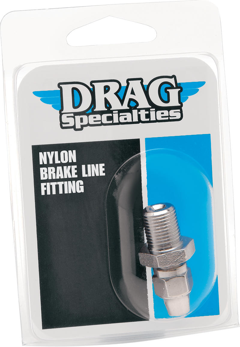 DRAG SPECIALTIES Brake Line Fitting - 7/16-24 - Straight