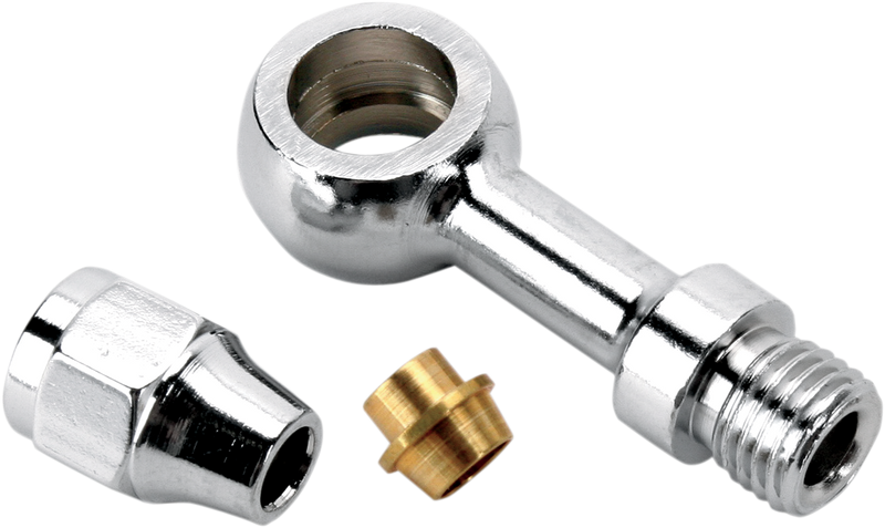 DRAG SPECIALTIES Banjo Fitting - 3/8"/10mm - Straight