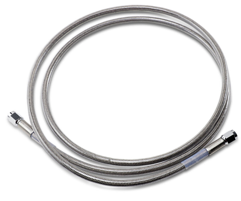 DRAG SPECIALTIES Universal Stainless Steel Brake Line - Clear Coated - 61"