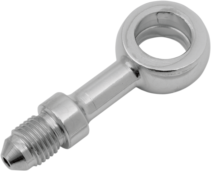 DRAG SPECIALTIES Chrome Steel Banjo Fitting - 12 mm - Straight