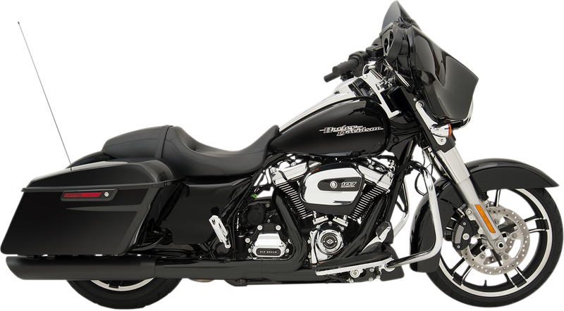 DRAG SPECIALTIES 3-1/2" Slashdown Slip-On Mufflers - Black