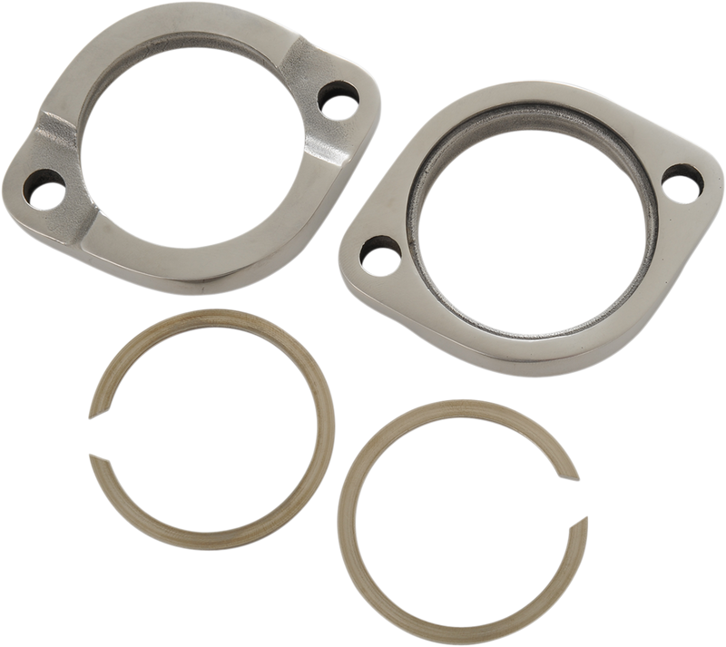 DRAG SPECIALTIES Replacement Heavy Duty Exhaust Flange Kit - Stainless Steel