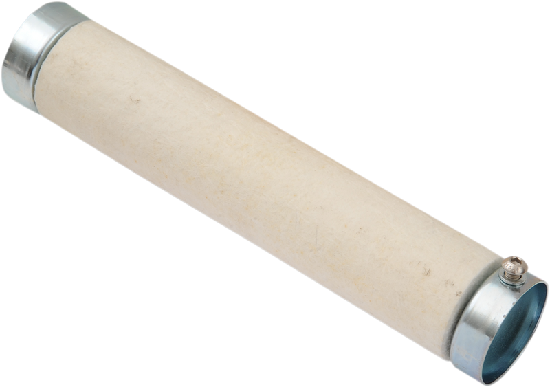 DRAG SPECIALTIES Universal Fiberglass Wrapped Exhaust Baffle for 2" O.D. Tube - 9-3/4"