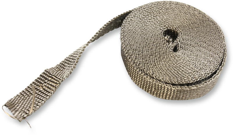 DRAG SPECIALTIES Woven Basalt Exhaust Wrap Kit - Bronze - 1" x 25'