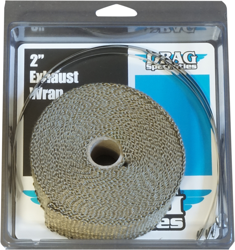 DRAG SPECIALTIES Woven Basalt Exhaust Wrap Kit - Bronze - 2" x 25'