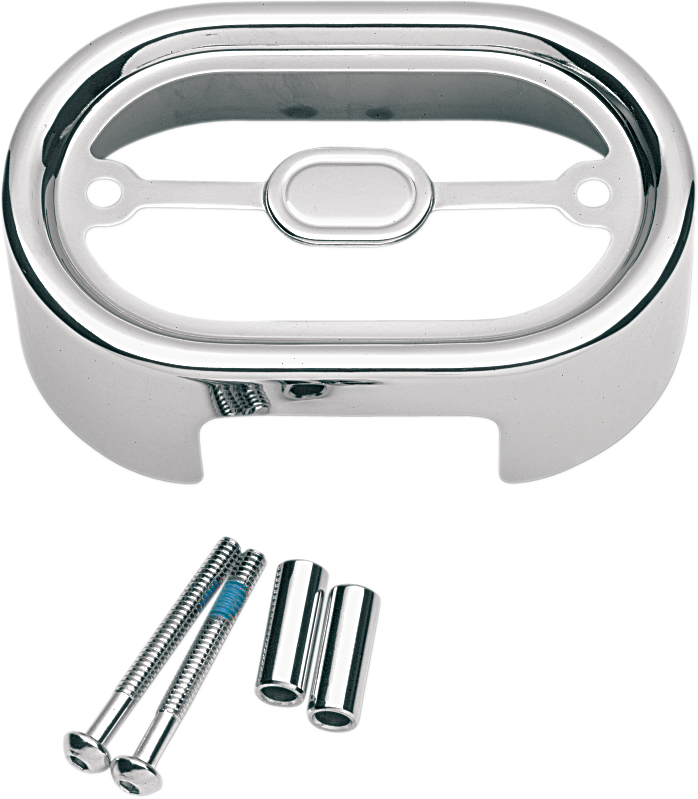 DRAG SPECIALTIES Stamped Steel Regulator Cover - Chrome