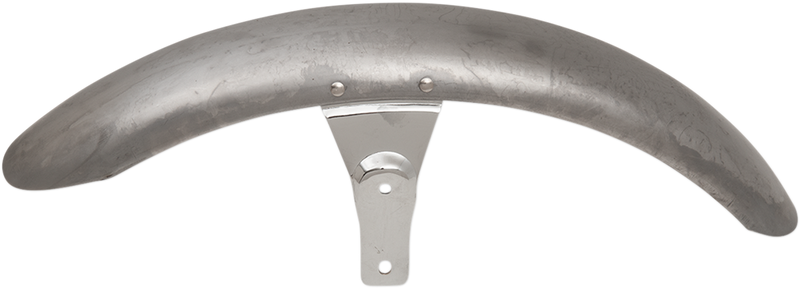 DRAG SPECIALTIES Low-Profile Front Fender - Raw - Steel