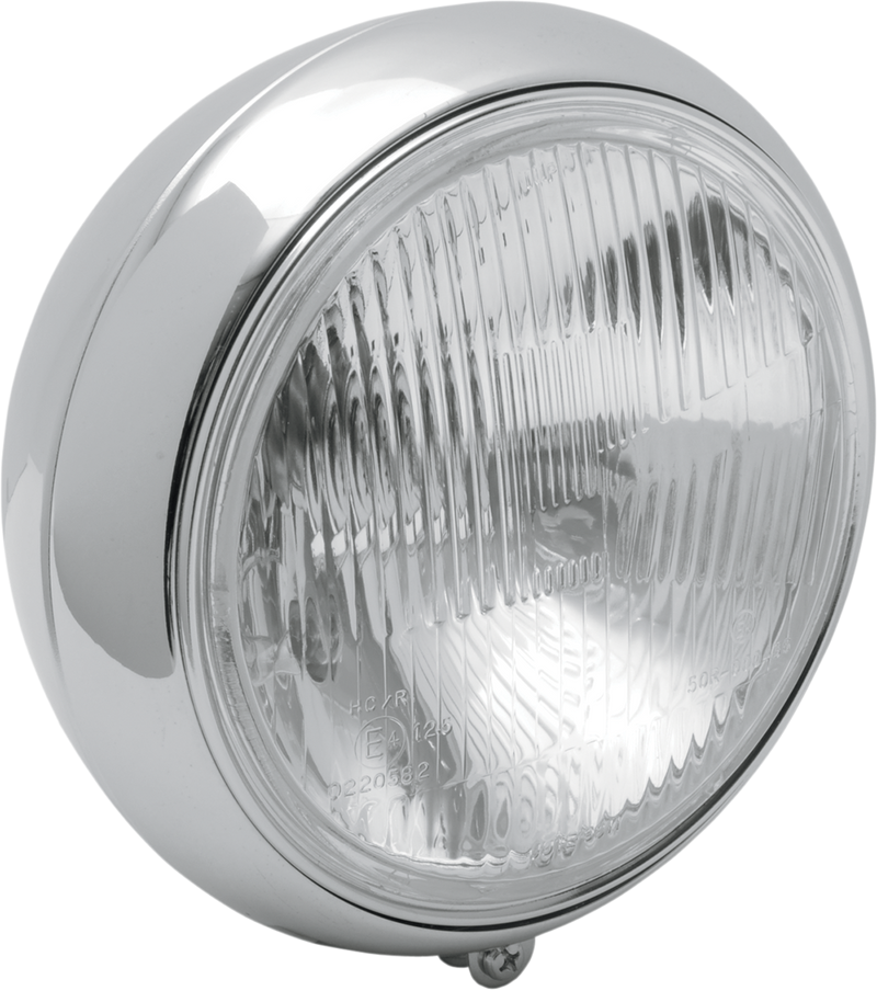 Drag Specialties 7" Smooth Headlight Assembly - Chrome - FLST '86-'17