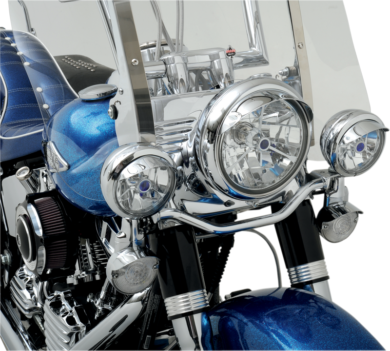 DRAG SPECIALTIES Chrome Visor for 4 1/2" Headlight