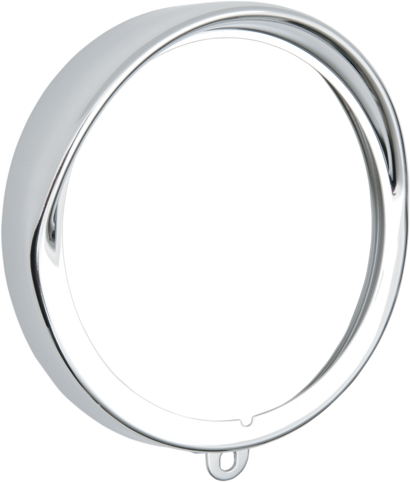 DRAG SPECIALTIES Chrome Replacement Visor Bezel - 5 3/4"