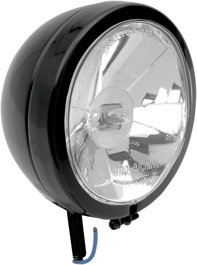 DRAG SPECIALTIES Stud Mount Diamond-Style Spotlight - 4-1/2" - Black