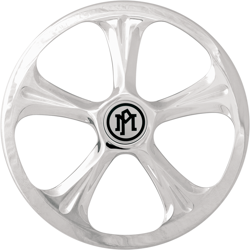 PERFORMANCE MACHINE (PM) Super Gas Universal Faceplate - Wrath - Chrome