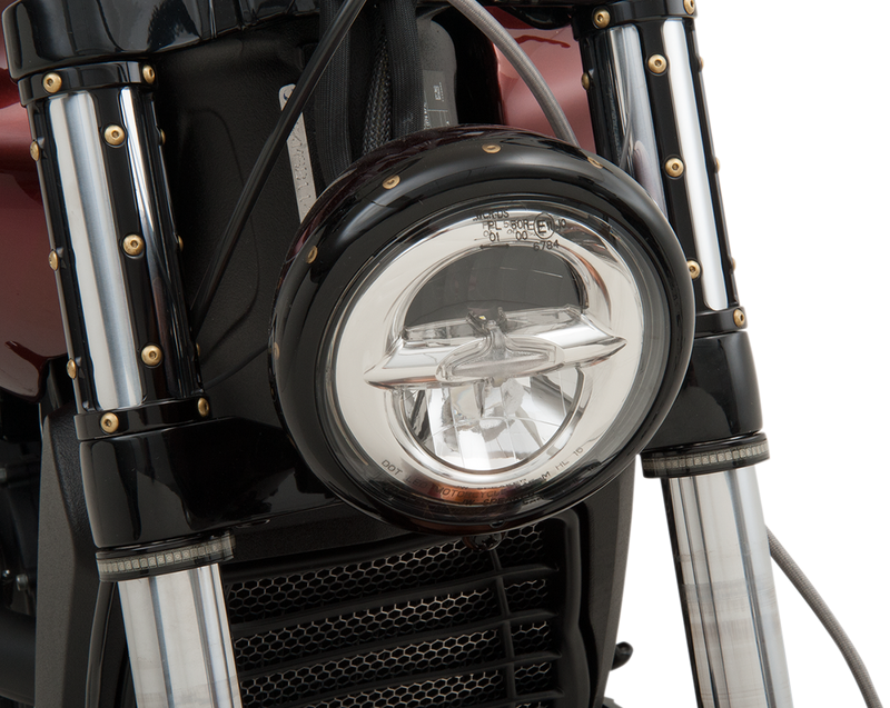 DRAG SPECIALTIES 5.75" Reflector Style LED Headlamp - Chrome