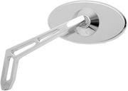 PRO-ONE PERF.MFG. Mirror - Weekend Warrior - Side View - Cut-Out - Oval - Chrome - Left 102310